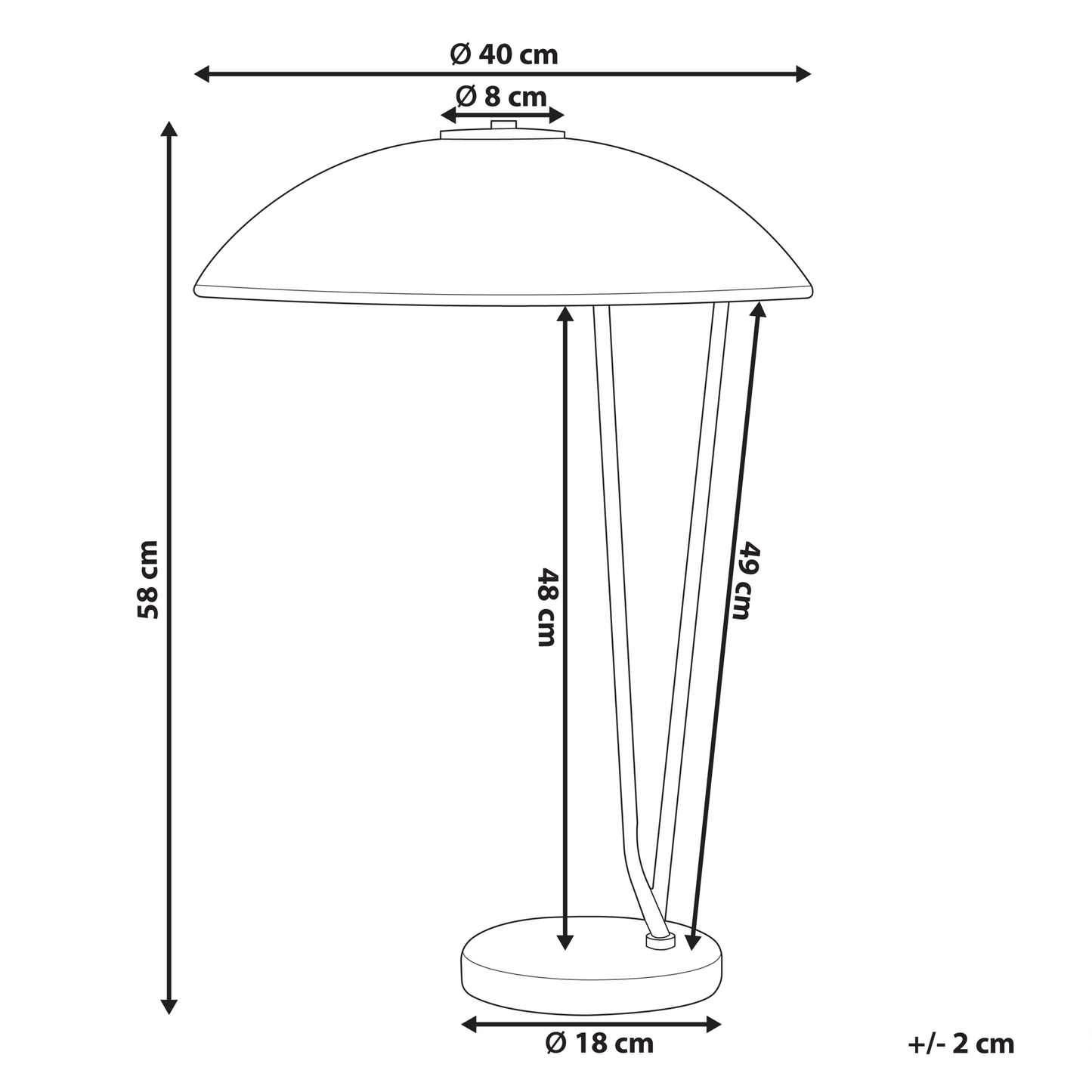 Marble Base Table Lamp Black And Gold Iron Shade