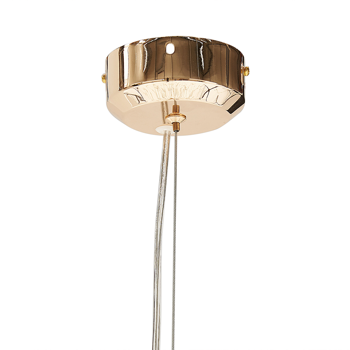 Crystaal Crystal Beads Pendant Lamp Gold Base 8 Fittings Contemporary