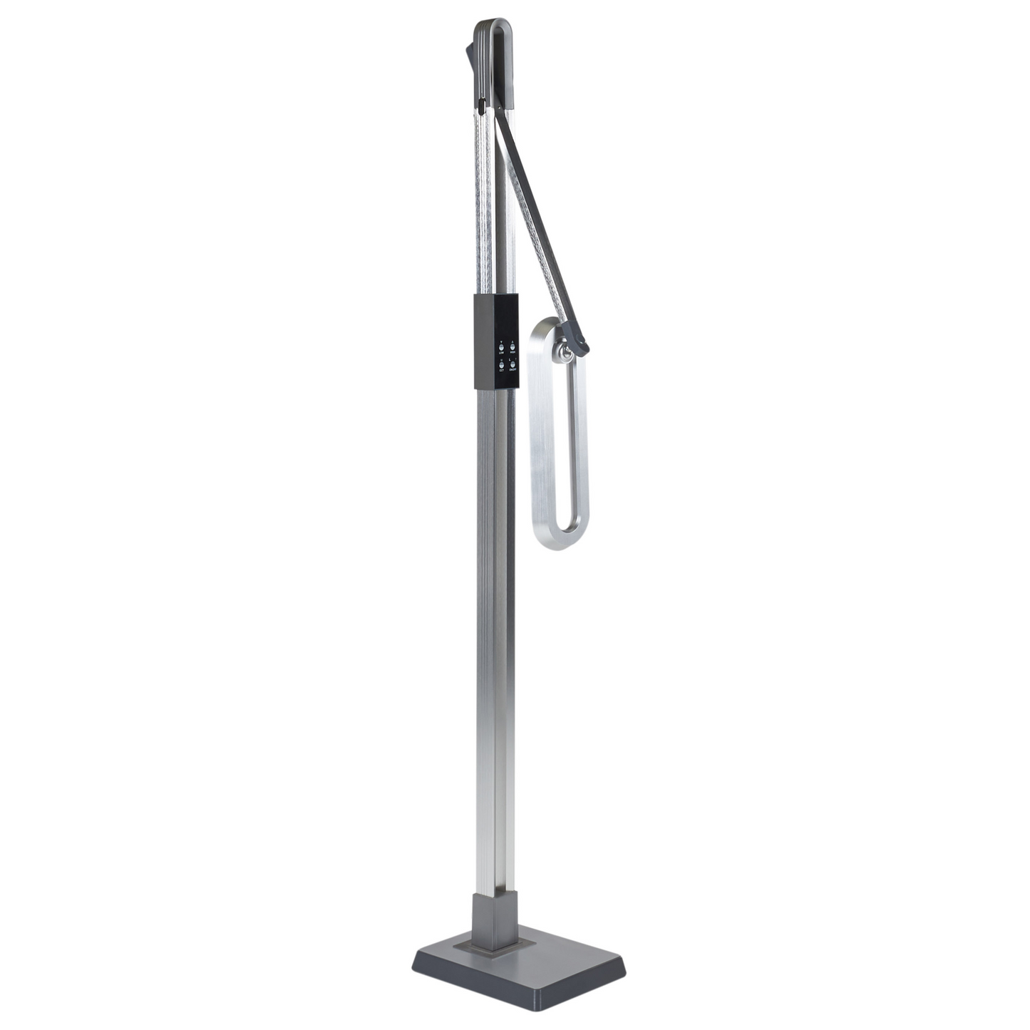 Floor LED Lamp 144cm Silver Dimmable CCT Modern Office Lighting For Bright Tasks