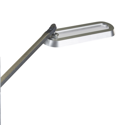 Floor LED Lamp 144cm Silver Dimmable CCT Modern Office Lighting For Bright Tasks