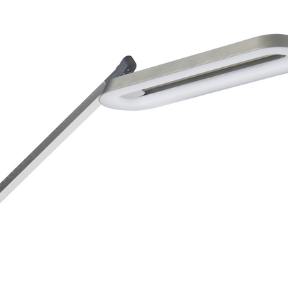 Floor LED Lamp 144cm Silver Dimmable CCT Modern Office Lighting For Bright Tasks