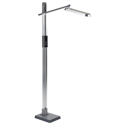 Floor LED Lamp 144cm Silver Dimmable CCT Modern Office Lighting For Bright Tasks