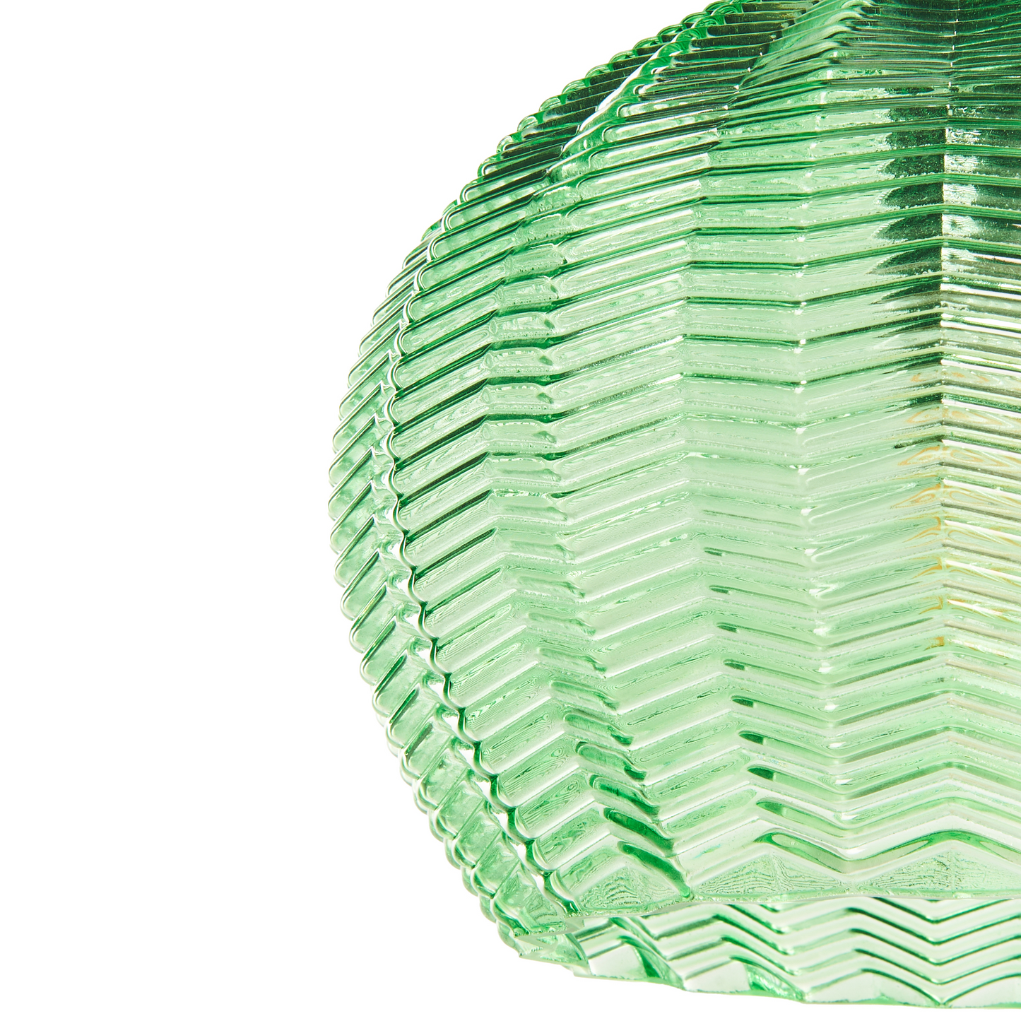 Pendant Lamp Green Glass Shade Retro Lighting