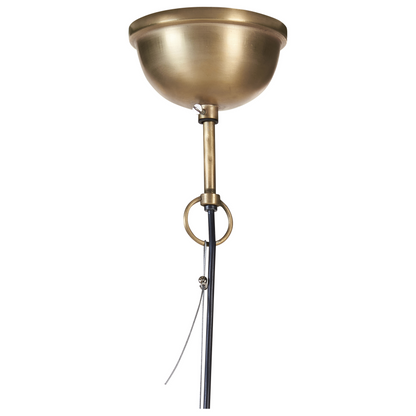 Brass Pendant Lamp Iron Dome Ceiling Light