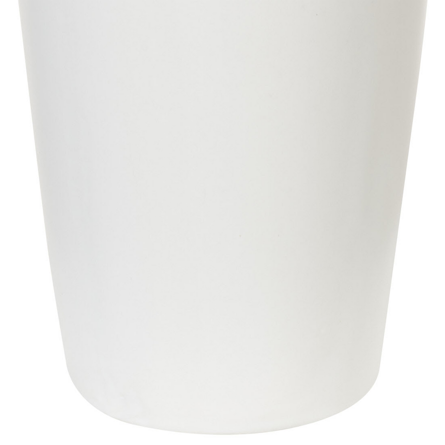 Design Decorative Table Vase White Matt Stoneware 33cm