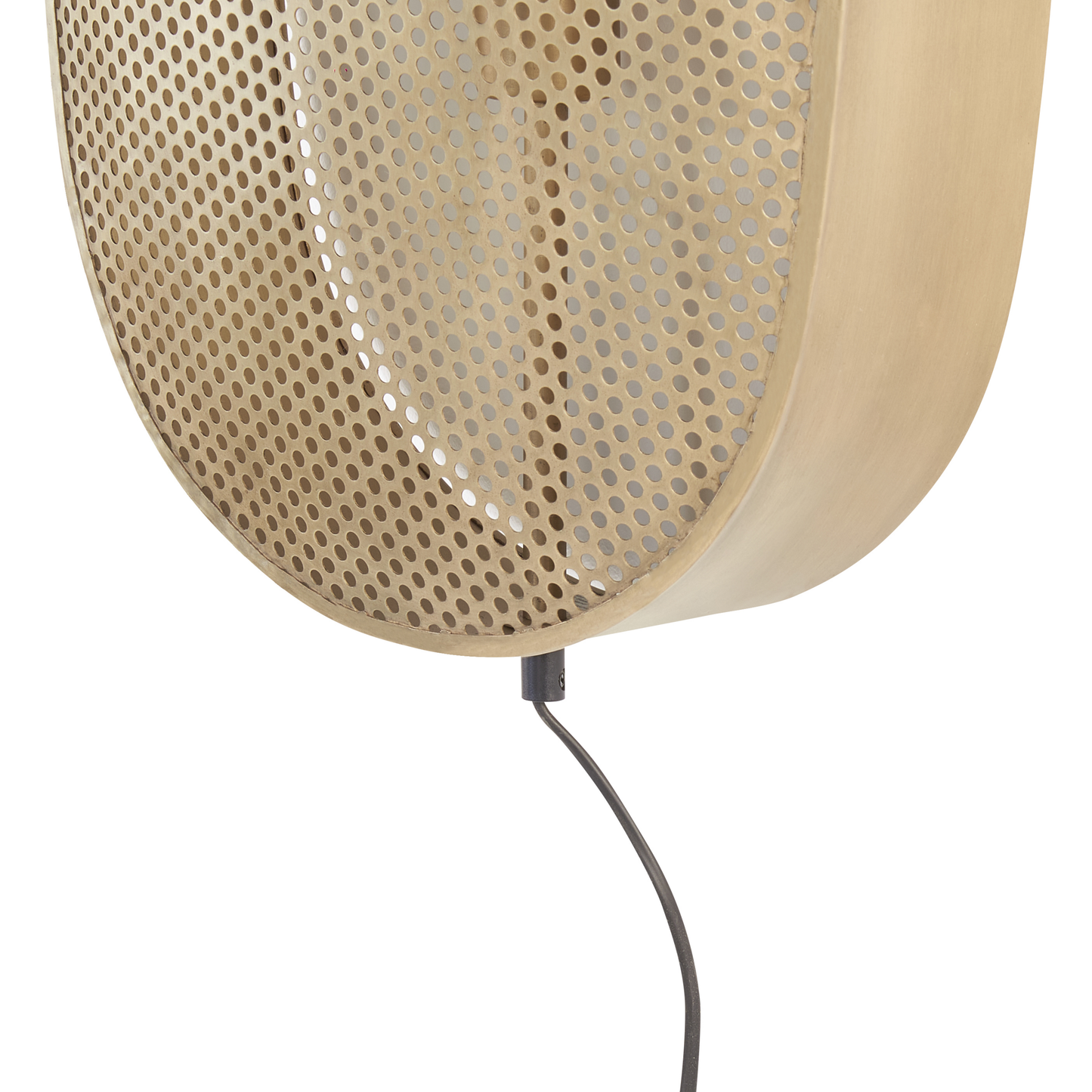 Lighting Wall Lamp Brass Oval Shade Rustic Design