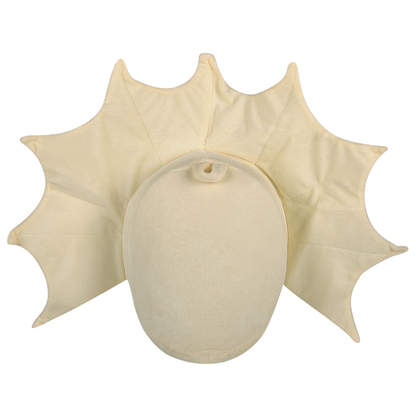 Cozy Nest Plush Dinosaur Head Wall Decor Beige Cotton Kids Room