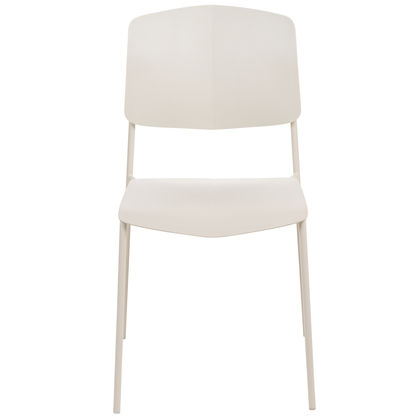 Living Set of 4 Black Plastic Dining Chairs Contemporary