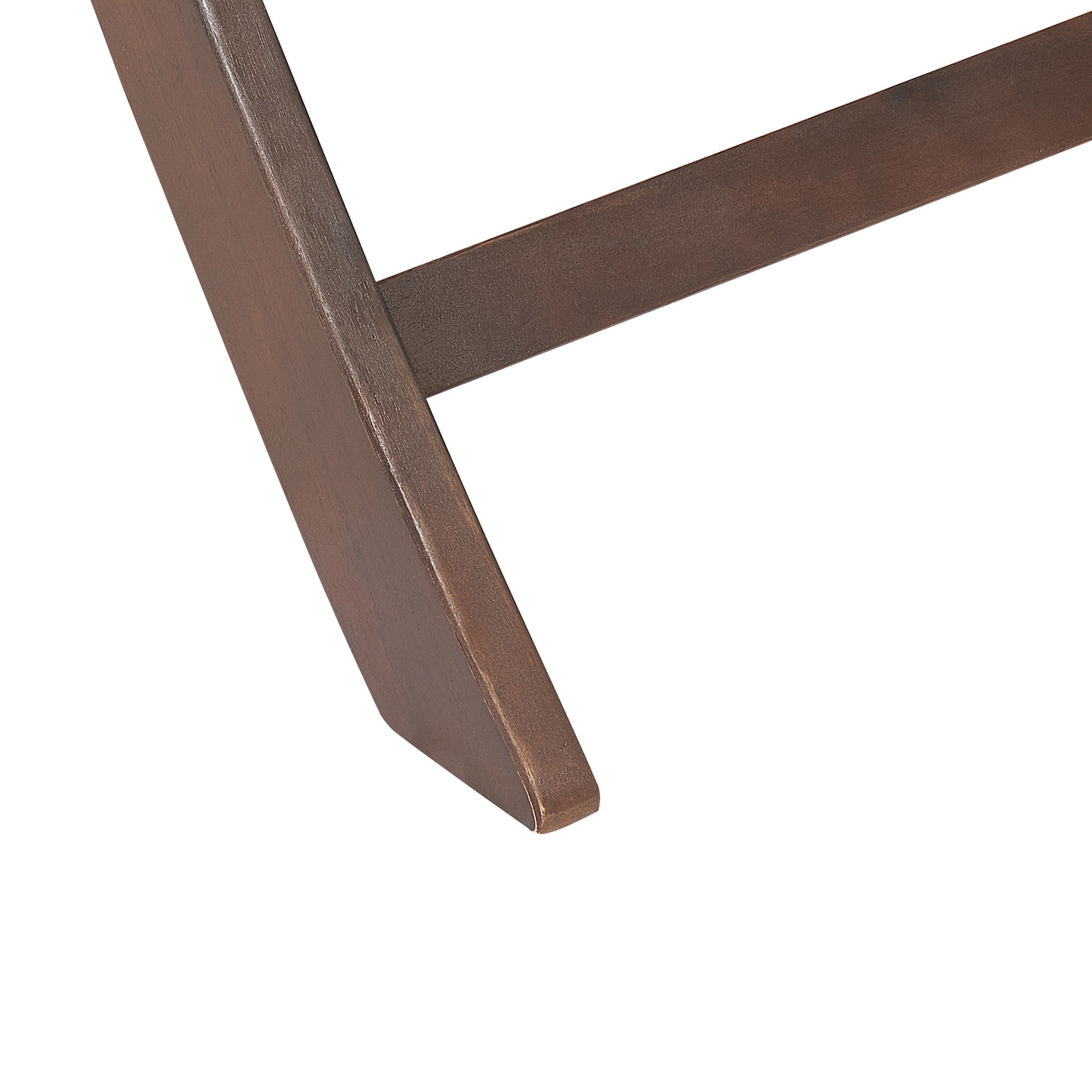 Set Of 2 Folding Outdoor Garden Chairs Dark Acacia Wood With Grey PVC Fabric
