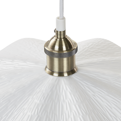 Pendant Lamp White Brass Modern Industrial Ceiling Light