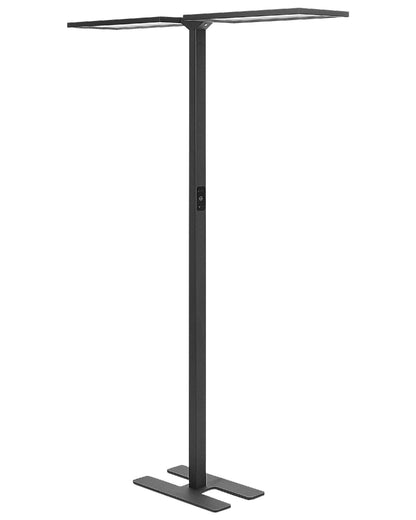 Floor LED Lamp Black Aluminum 196cm Touch Dimming Sensor