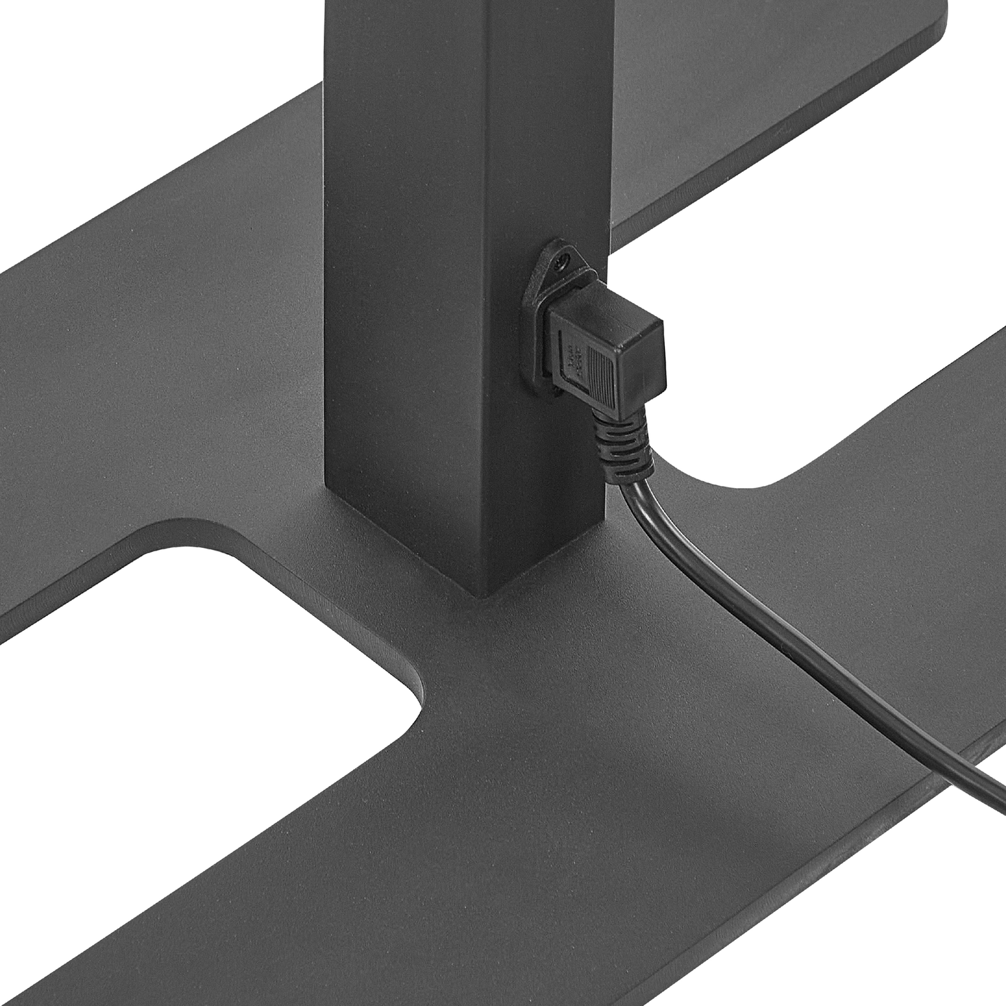Floor LED Lamp Black Aluminum 196cm Touch Dimming Sensor