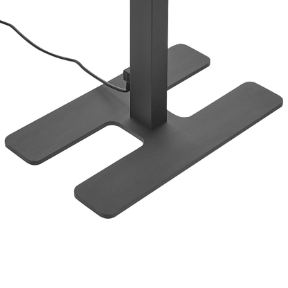 Floor LED Lamp Black Aluminum 196cm Touch Dimming Sensor