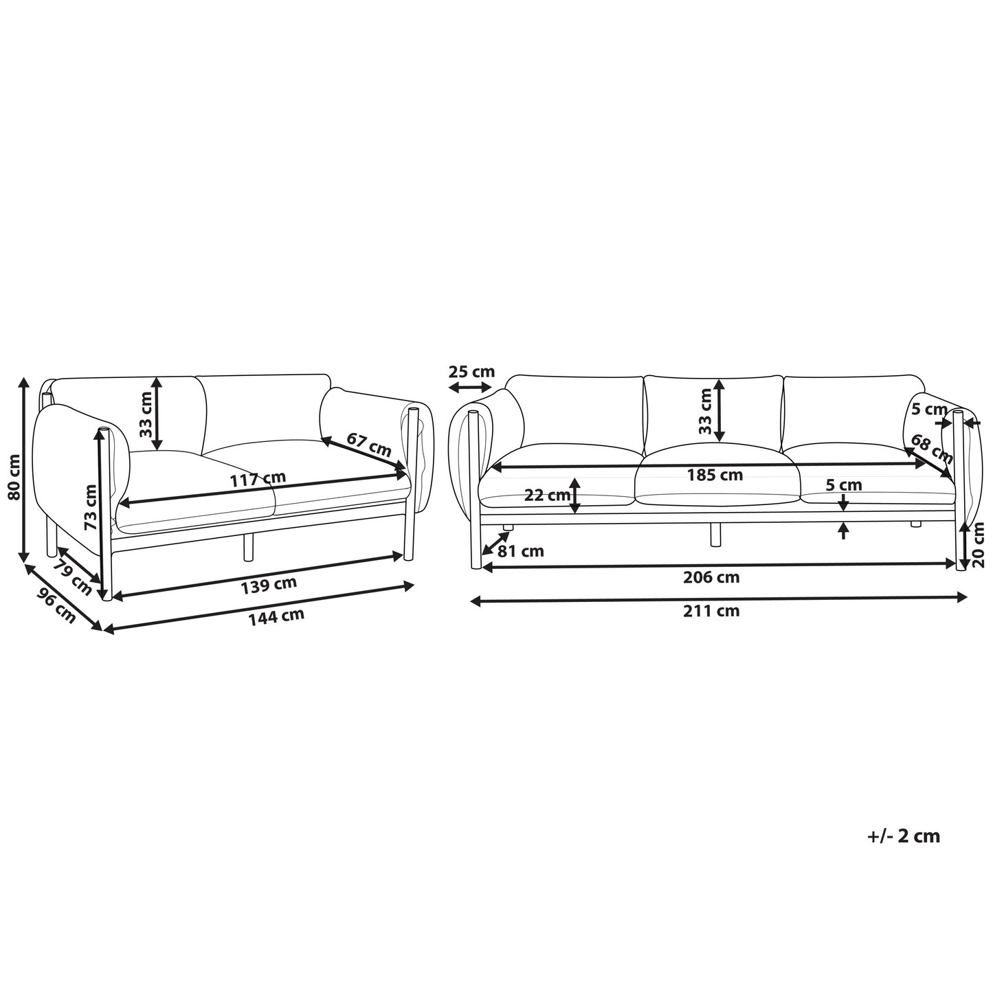 Five Seater Garden Sofa Set Grey Cushions Water Repellent