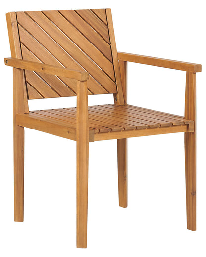 Asterra GardenLux Acacia Wood Outdoor Armchair Modern Traditional