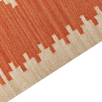 Kilim Runner Rug Multicolour Cotton 80 x 300cm Reversible