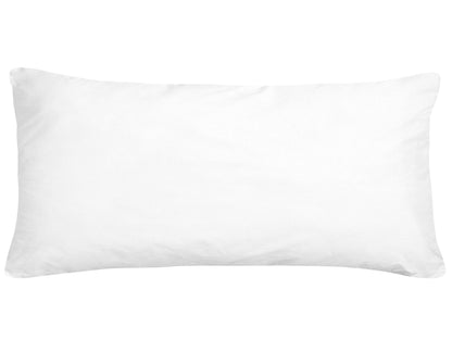 Microfibre Bed Pillow 40 x 80cm White Soft High Profile