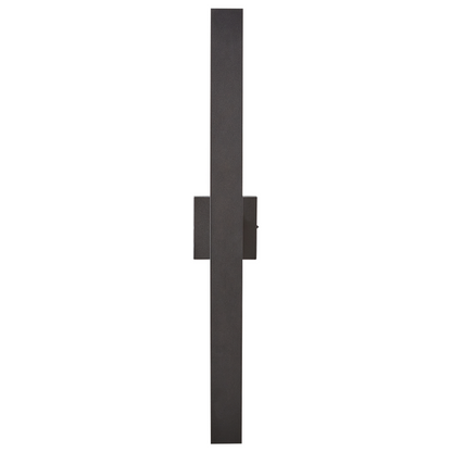 Matte Black Outdoor LED Wall Light Sconce Iron Aluminum Modern Patio Garden 3000K