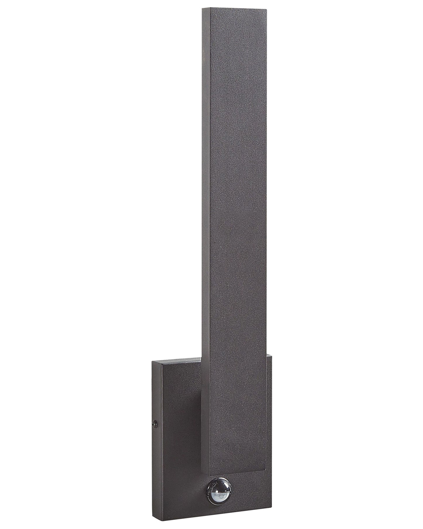 Outdoor LED Wall Light With Motion Sensor Matte Black Sconce Iron Aluminium Modern Patio Garden