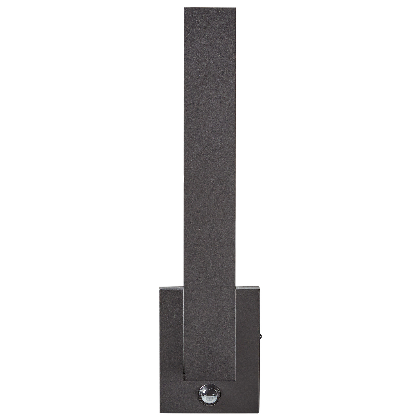 Outdoor LED Wall Light With Motion Sensor Matte Black Sconce Iron Aluminium Modern Patio Garden
