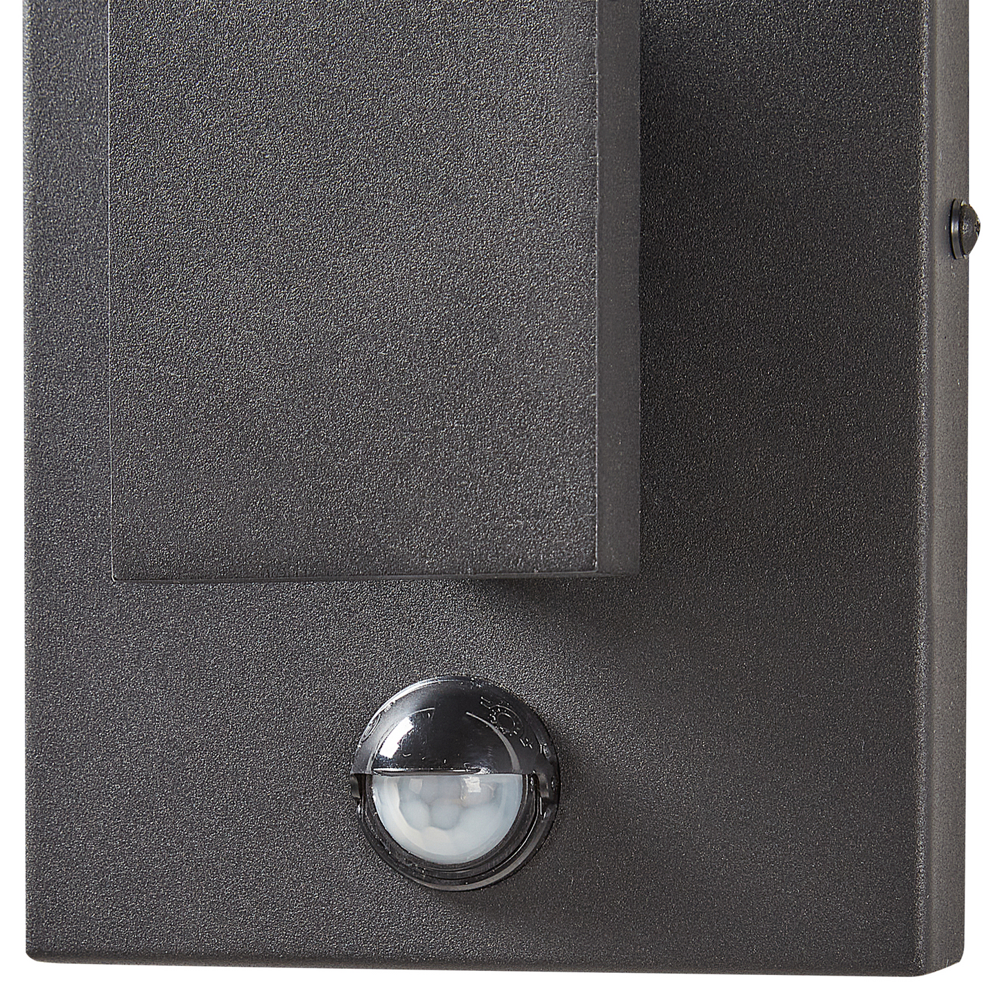 Outdoor LED Wall Light With Motion Sensor Matte Black Sconce Iron Aluminium Modern Patio Garden