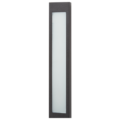 Outdoor LED Wall Light With Motion Sensor Matte Black Sconce Iron Aluminium Modern Patio Garden