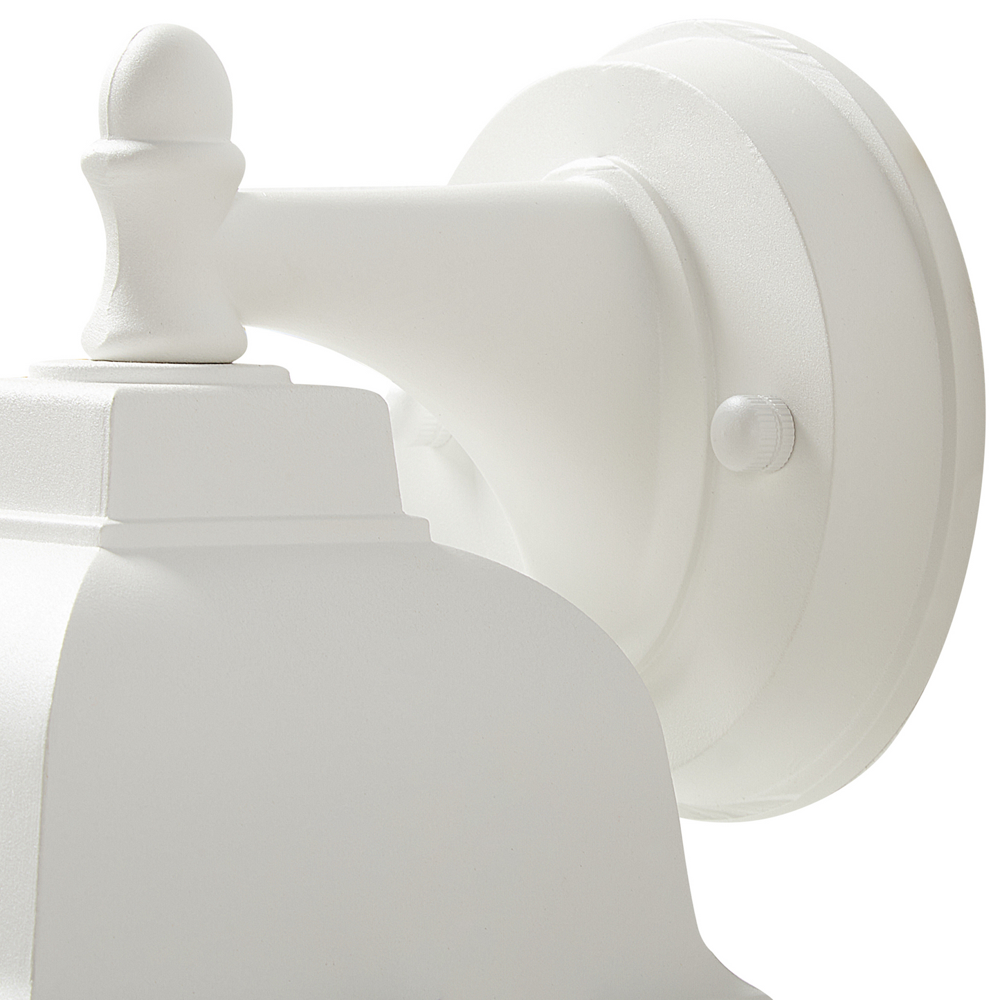 Outdoor Wall Light Matte White Lantern Sconce