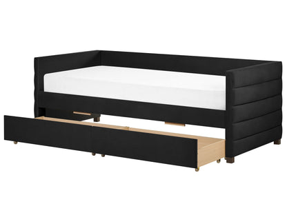 Velvet Daybed EU Single 90 x 200 With Drawers