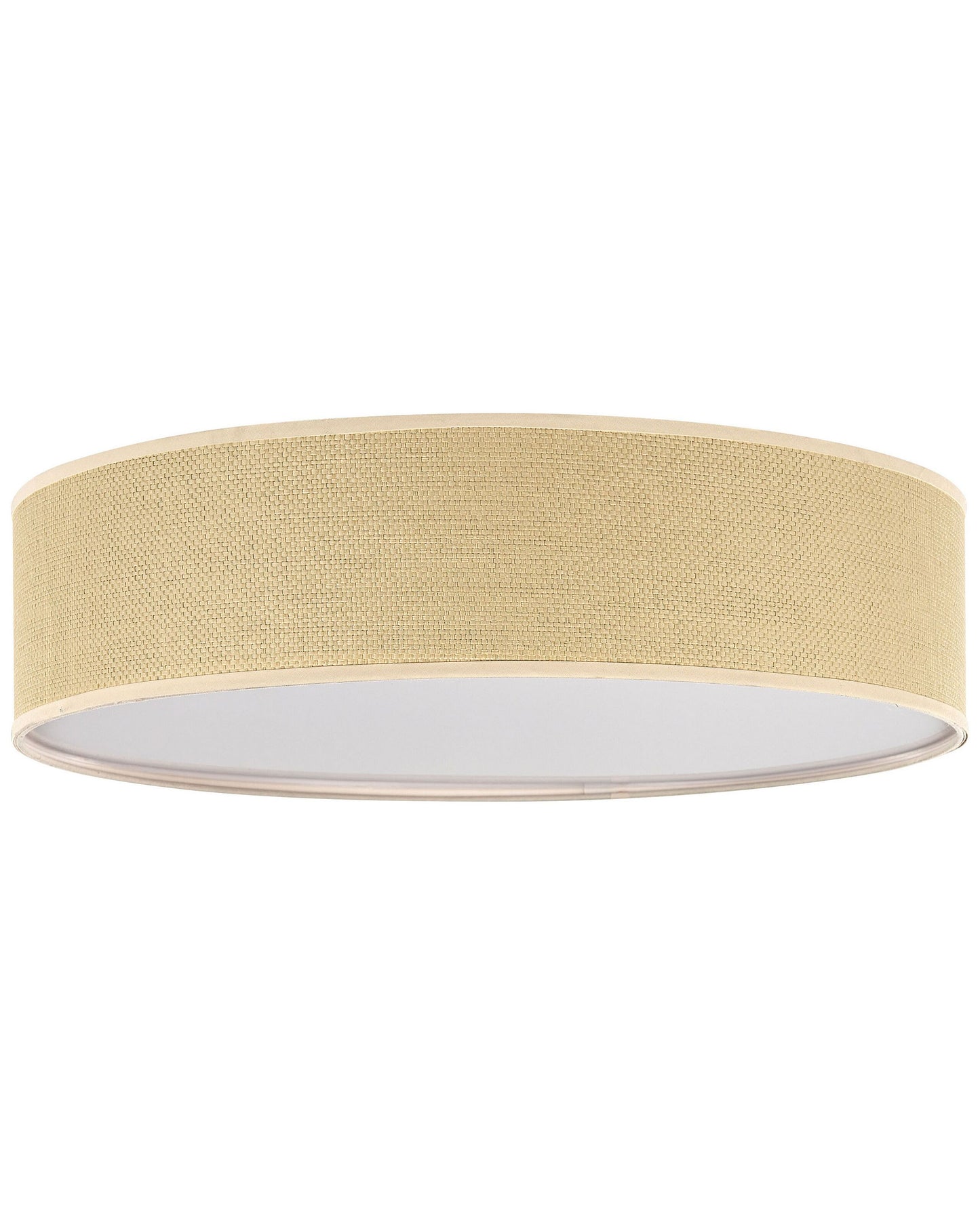 Ceiling Lamp Natural Paper Wicker 60cm Flush Mount Boho