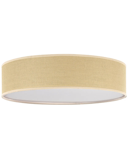 Ceiling Lamp Natural Paper Wicker 60cm Flush Mount Boho