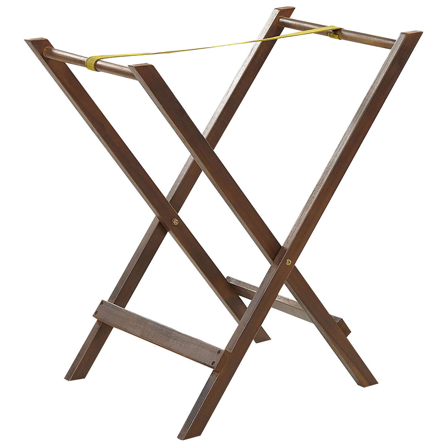Arden Oak Tray Table Dark Acacia 68 x 45cm Removable Top Foldable