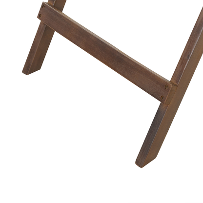 Arden Oak Tray Table Dark Acacia 68 x 45cm Removable Top Foldable