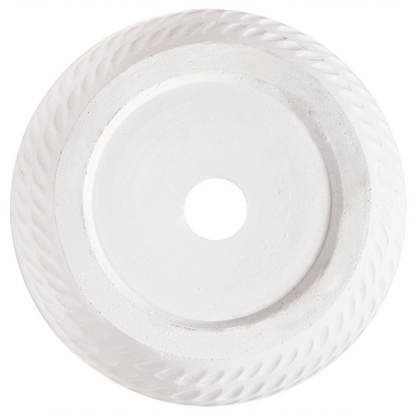 Hanging Plant Pot Off White Fibre Clay 20cm Embossed