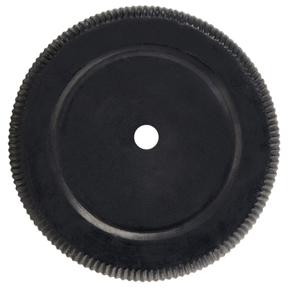 Graphite Grey Pot 37cm Ribbed Clay Fibre UV Resistant