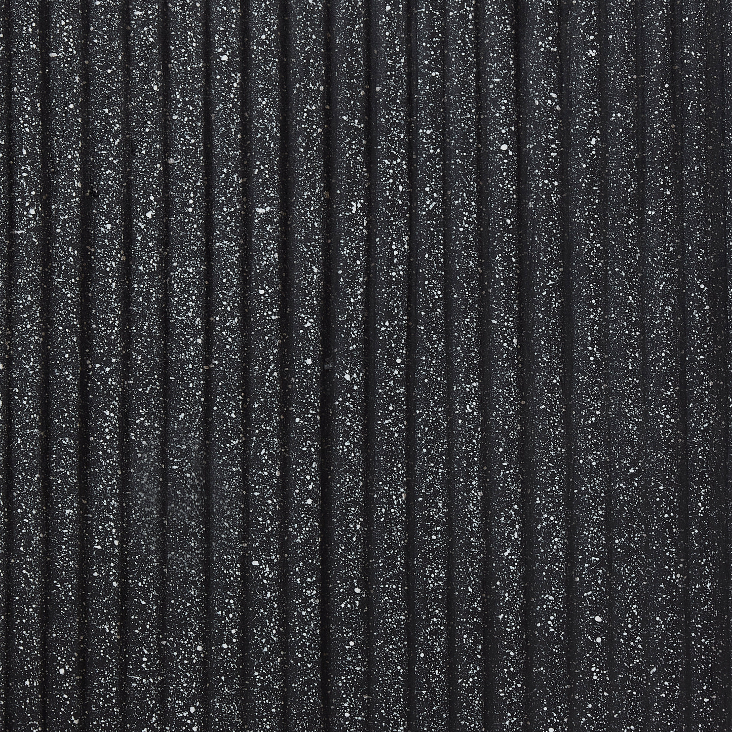Graphite Grey Pot 37cm Ribbed Clay Fibre UV Resistant
