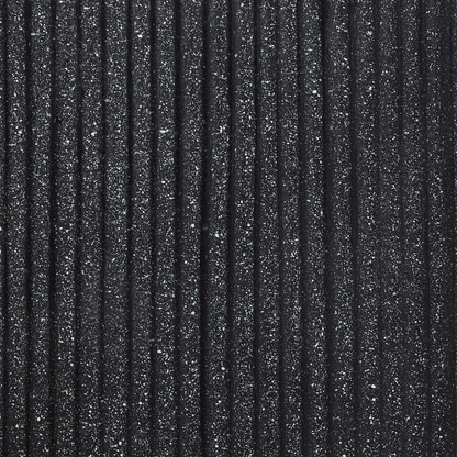 Graphite Grey Pot 37cm Ribbed Clay Fibre UV Resistant