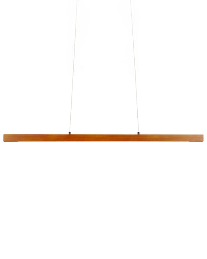 Oakwood Dark Oak Pendant Lamp 115cm Integrated LED With Dimmer Remote