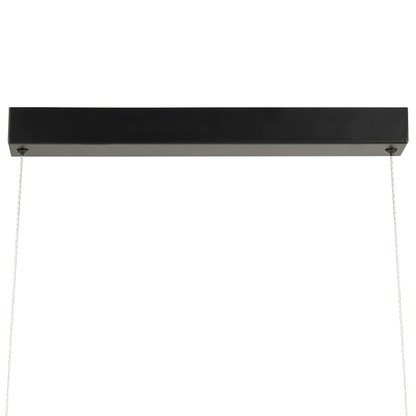 Oakwood Dark Oak Pendant Lamp 115cm Integrated LED With Dimmer Remote