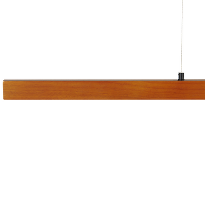 Oakwood Dark Oak Pendant Lamp 115cm Integrated LED With Dimmer Remote