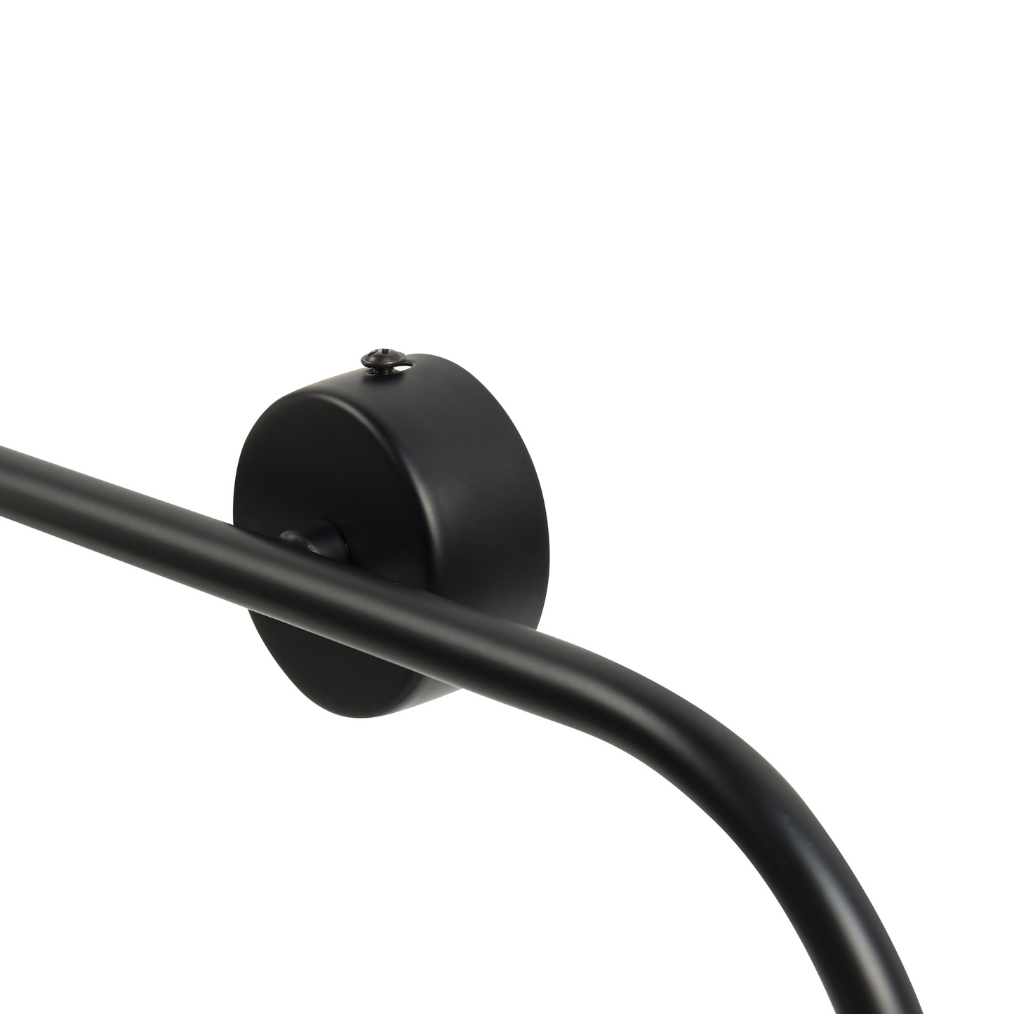 Wall Lamp Black Ring With Four Glass Globes 70cm