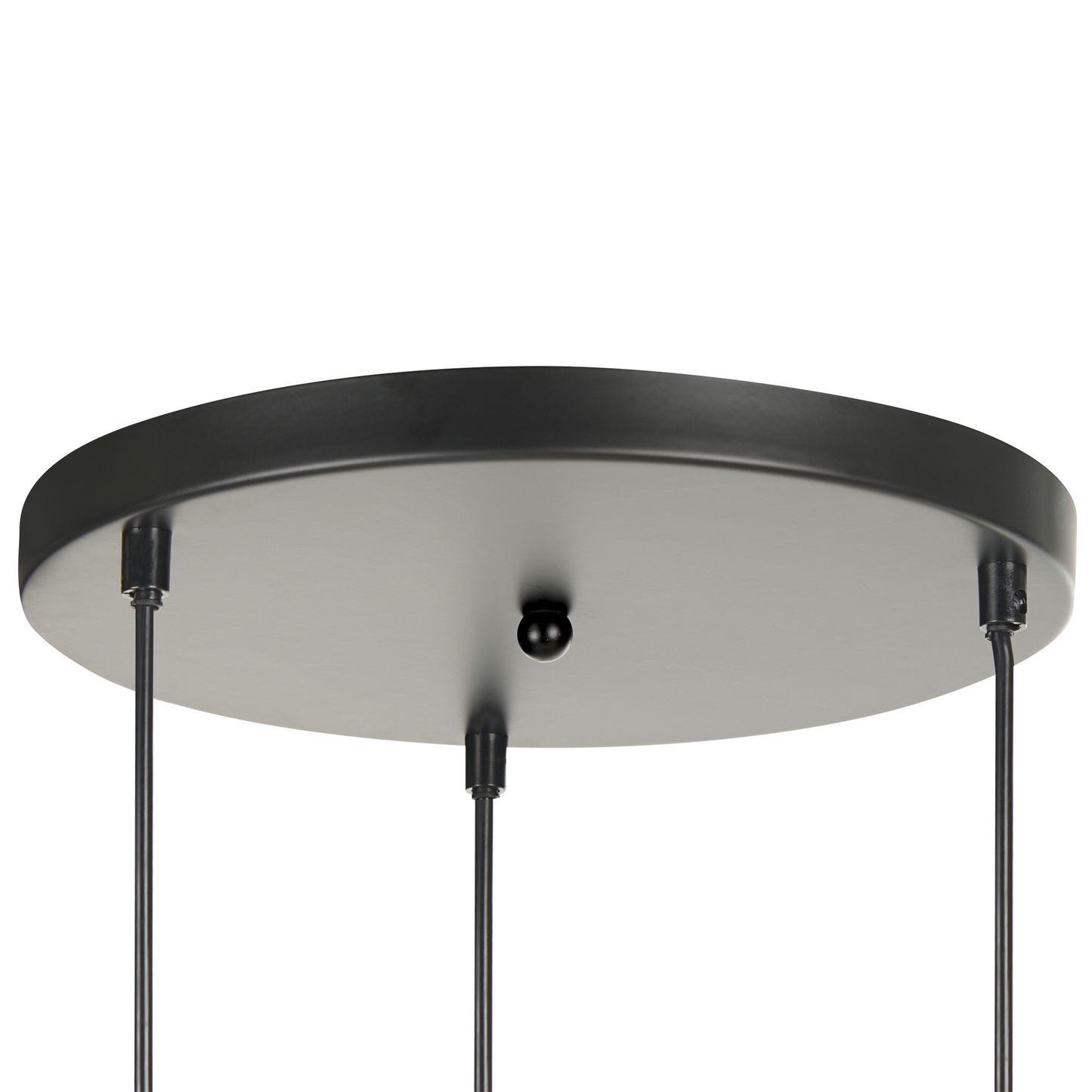 Pendant Lamp Multicolour Glass Iron Three-Light