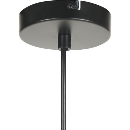 Lighting Pendant Lamp Black And Gold Perforated Curved Shade