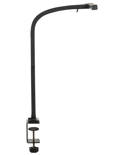 Desk LED Clamp Lamp Black Aluminum 68cm Dimmable Sensor