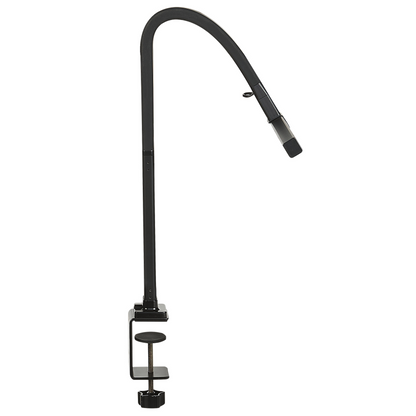 Desk LED Clamp Lamp Black Aluminum 68cm Dimmable Sensor