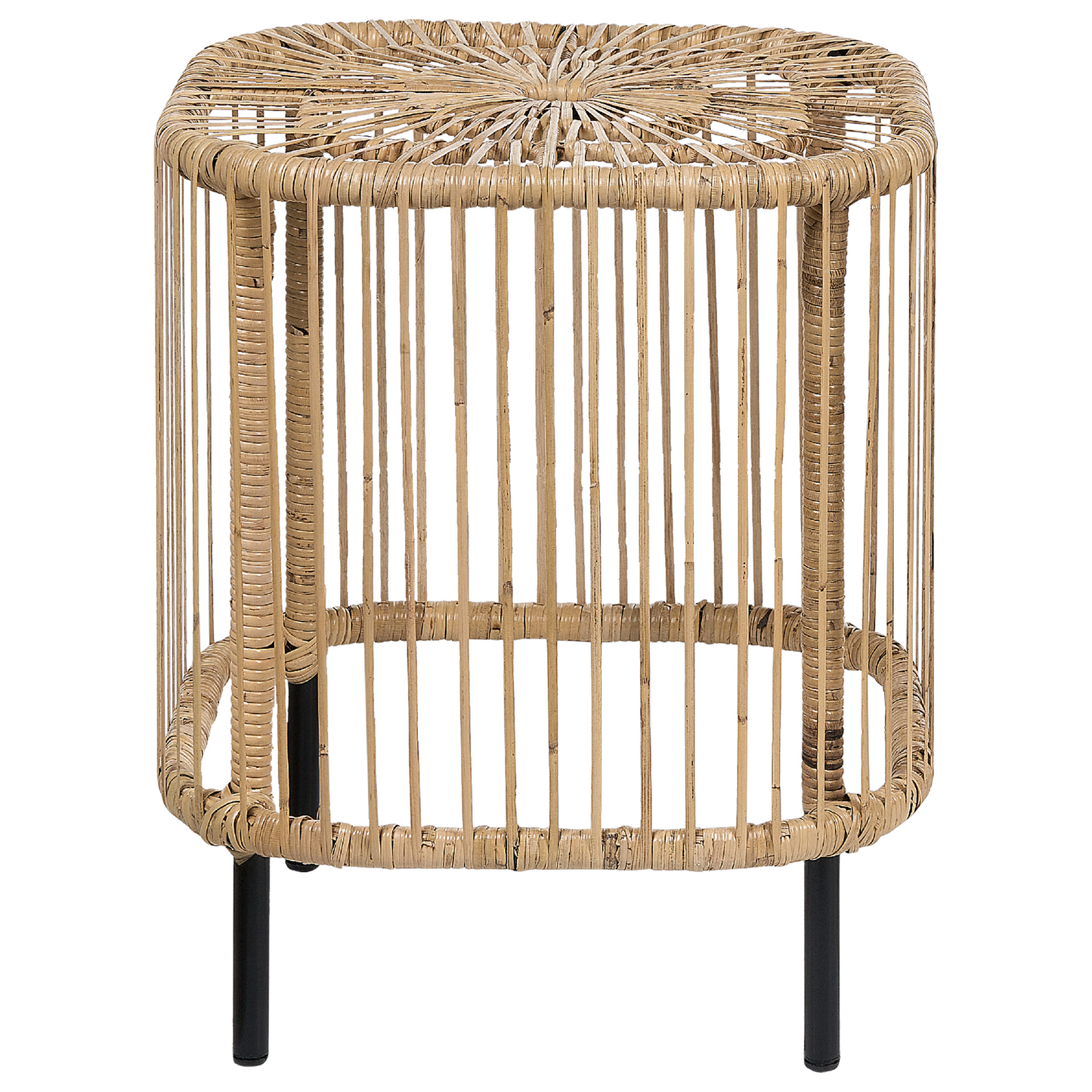 Set of 2 Rattan Garden Coffee Tables UV Resistant