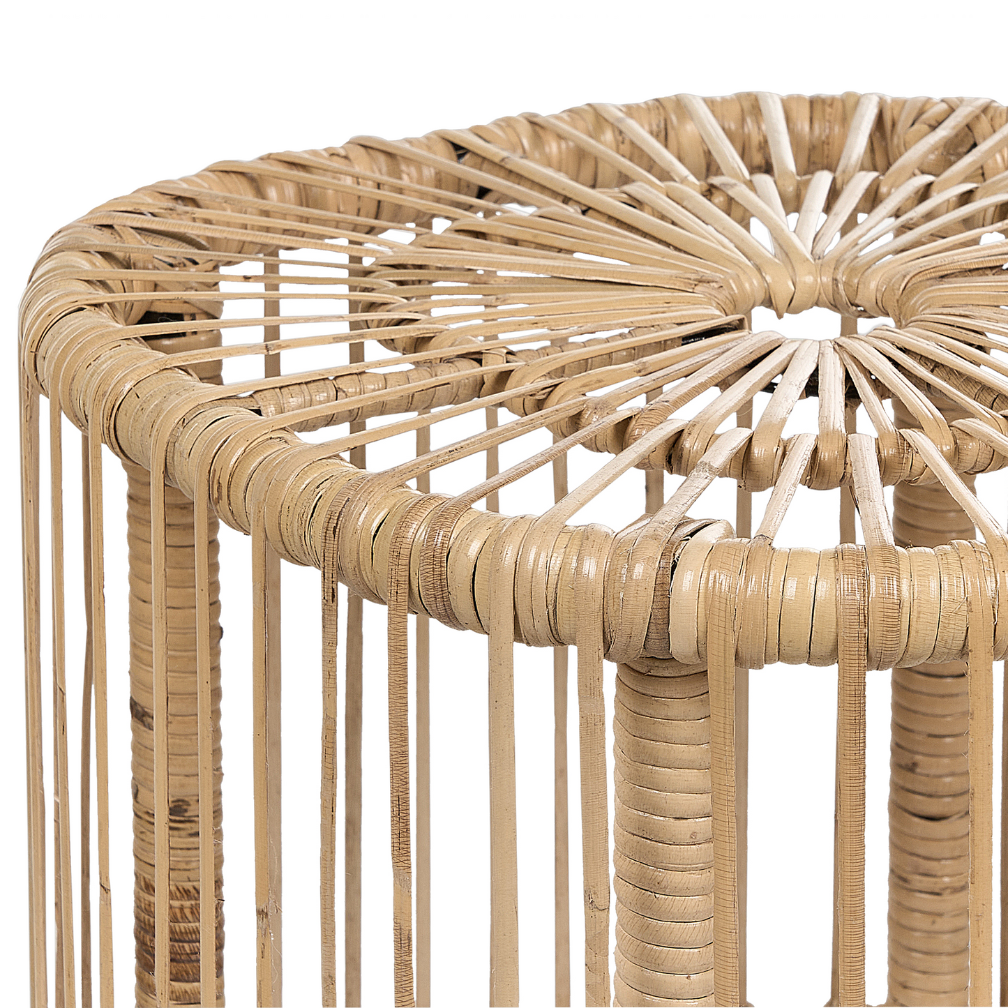 Set of 2 Rattan Garden Coffee Tables UV Resistant