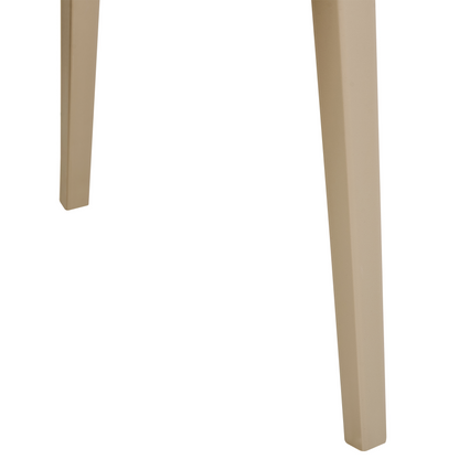 Beige Stackable Armless Dining Chairs Set Of 2 Contemporary Modern
