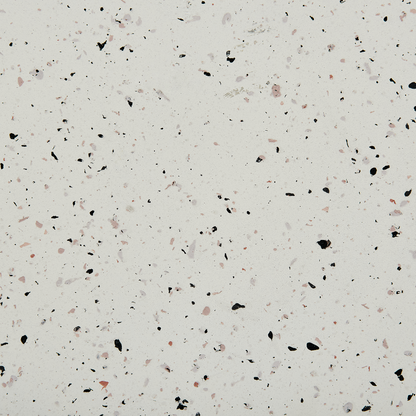 Accent Side Table Off White Terrazzo Top Outdoor Modern