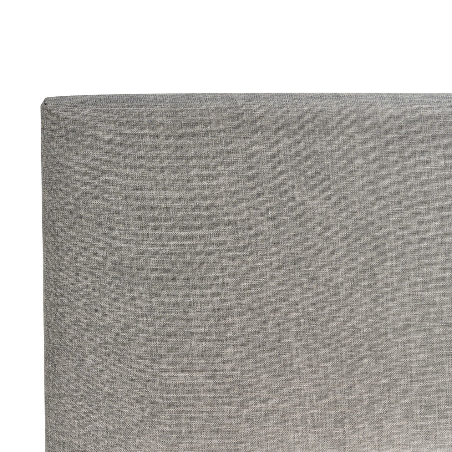 EU Single Panel Bed 3ft Light Grey Fabric Removable Cover
