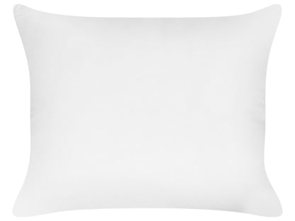 Sweet Dreams Bed Pillow White Lyocell Japara Cotton 50 By 60cm Low Profile Cushion With Recycled Polyester Filling